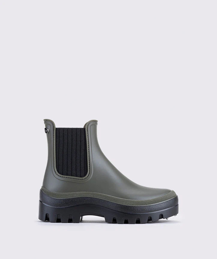 Igor Soul Black Khaki naisten kumisaappaat sivuprofiili