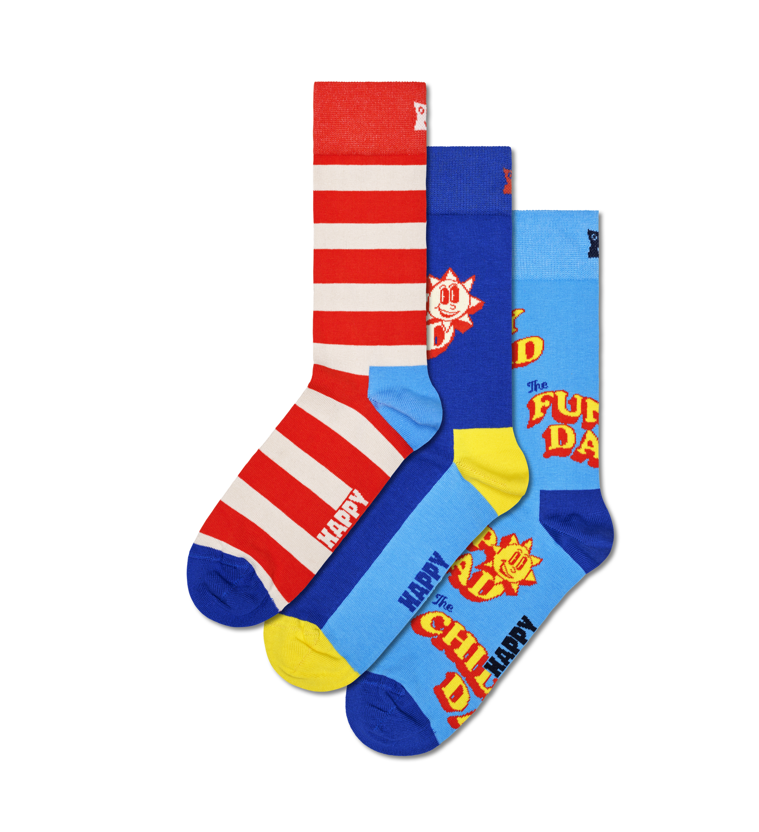 Father Of The Year Socks Gift Set – kolmen parin lahjapakkaus isälle