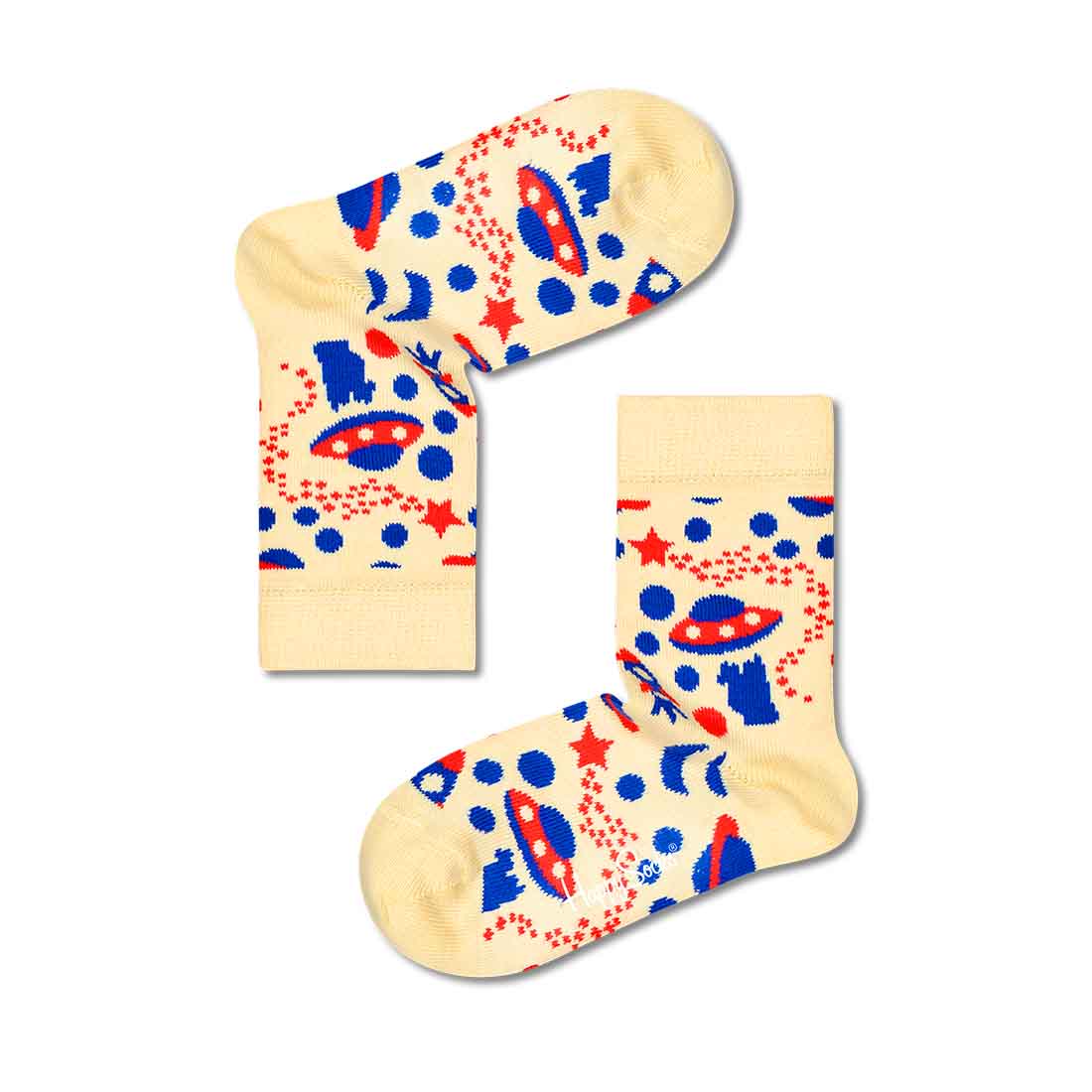 Astronaut Socks Gift Set – kolme paria avaruusaiheisia sukkia lahjapakkauksessa