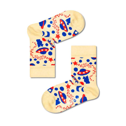Astronaut Socks Gift Set – kolme paria avaruusaiheisia sukkia lahjapakkauksessa