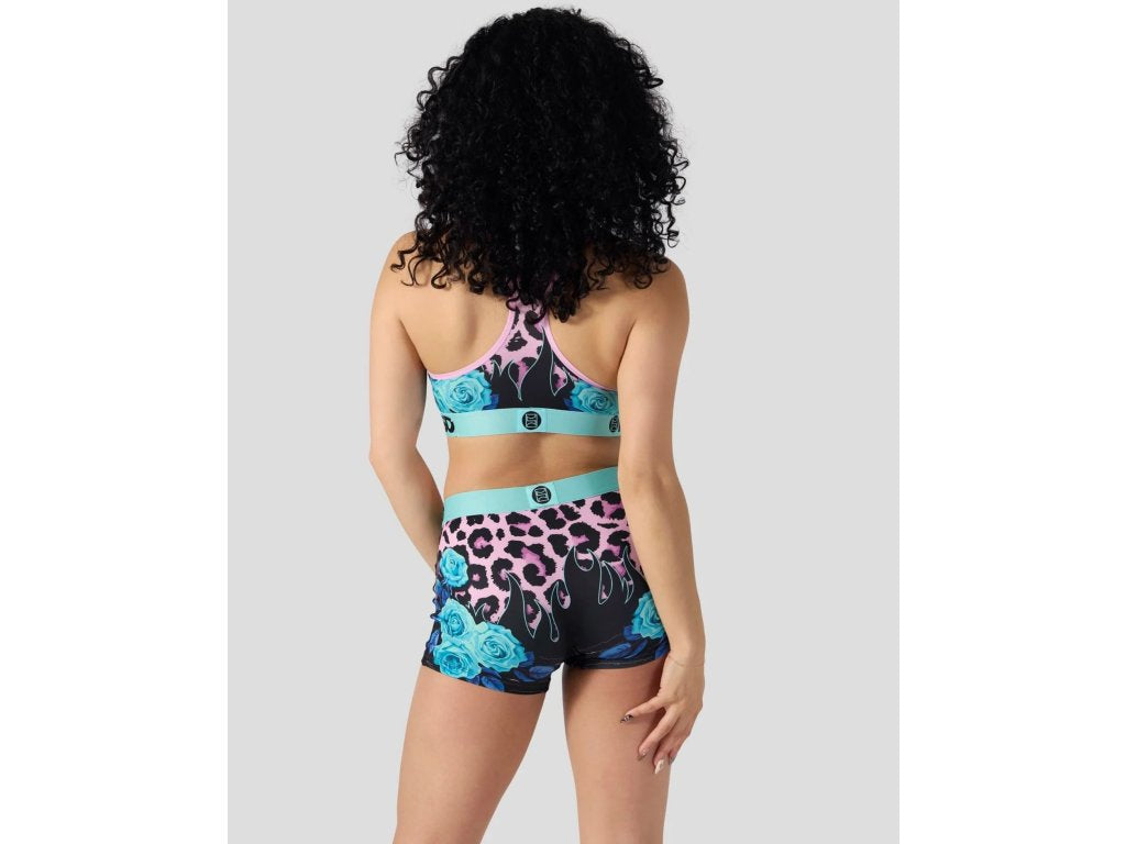 PSD Floral Leopard Women Sports Bra