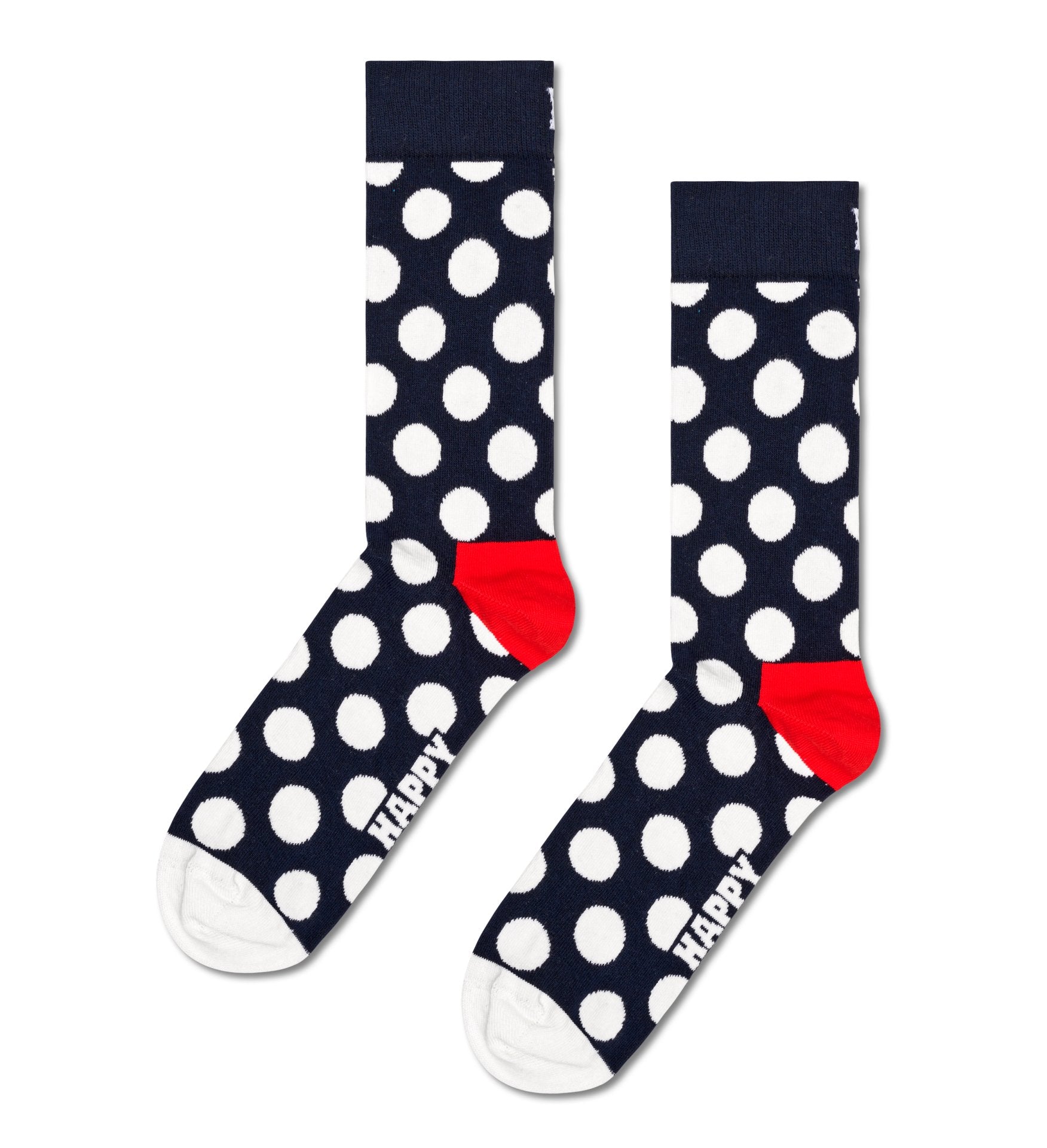 Happy Socks - Big Dot Sock Dark Blue