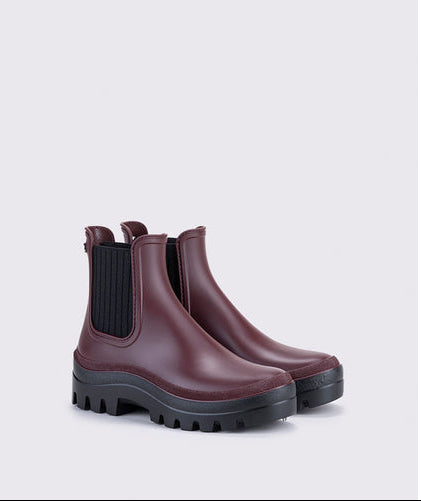 Igor Soul Black Burgundy naisten kumisaappaat nilkkurit