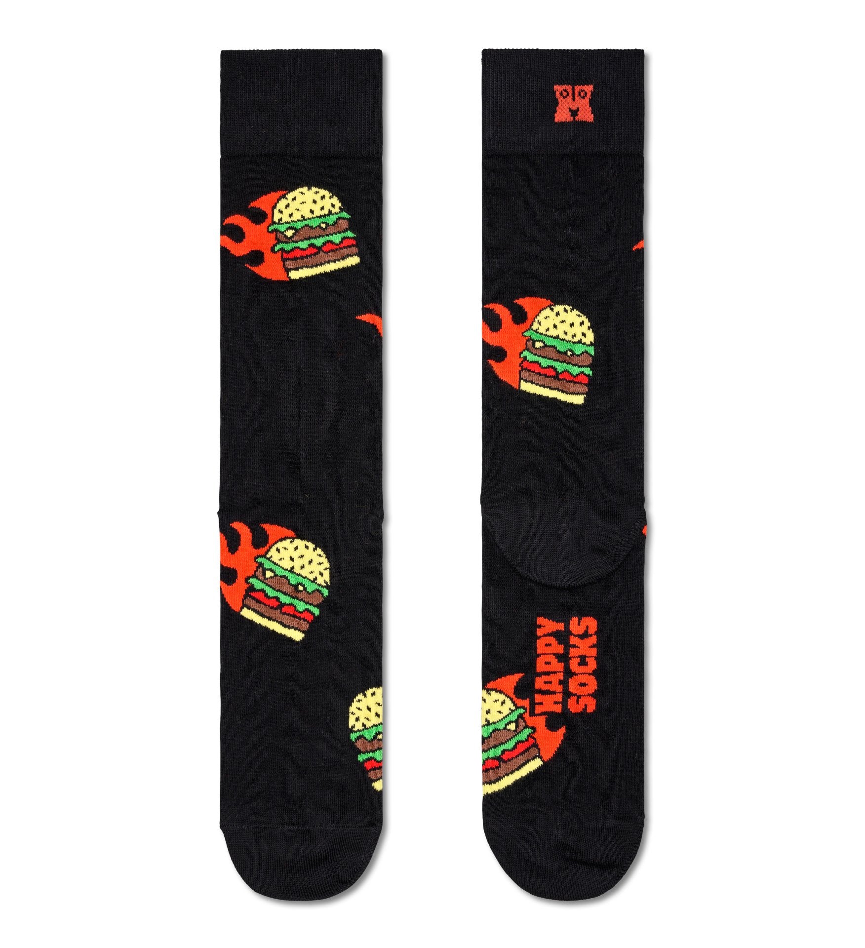Happy Socks - Flaming Burger Sock