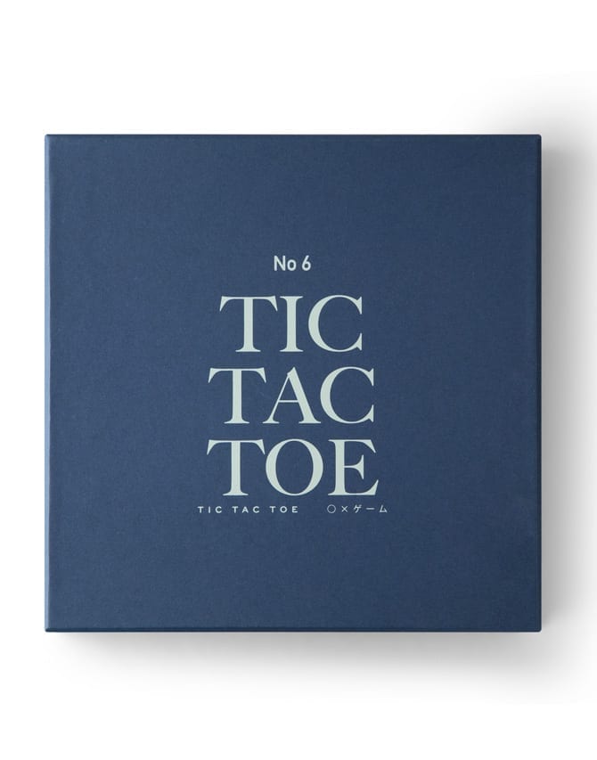 Tic Tac Toe kahvipöytäpeli – MDF-puinen pelilauta ja puiset nappulat