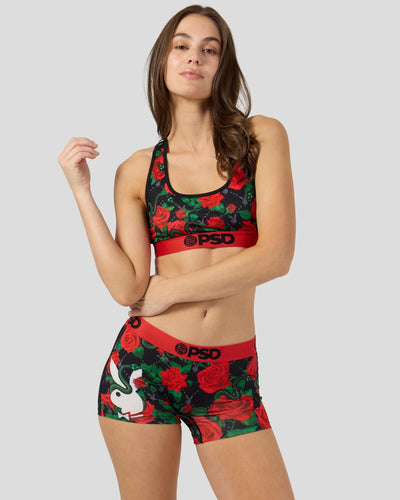 Playboy x PSD Slither Women Sports Bra – naisten urheiluliivi kukkakuosilla