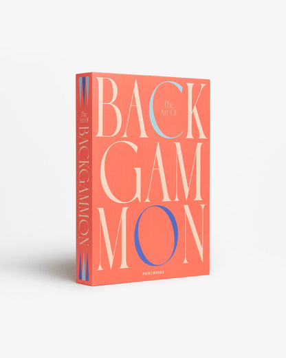 Klassinen Backgammon modernissa kirjamaisessa pakkauksessa