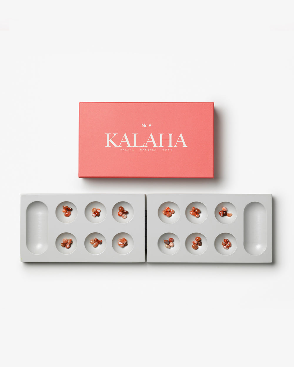 Kalaha pinkissä pakkauksessa – Coffee Table Games -sarja