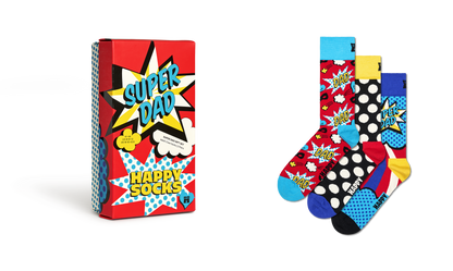 3-Pack Super Dad Socks Gift Set