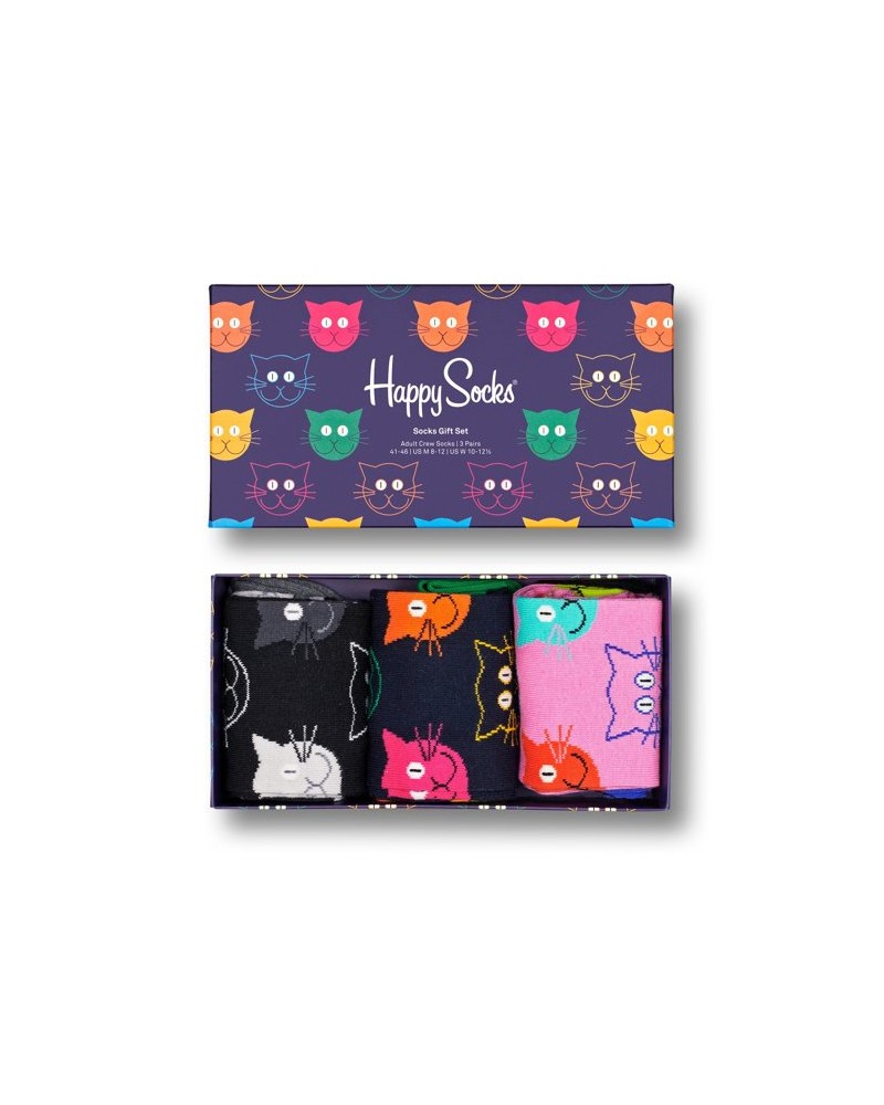 Cat Socks Gift set 3-pack