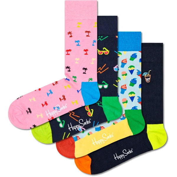 Tropical day Socks Gift 4-pack