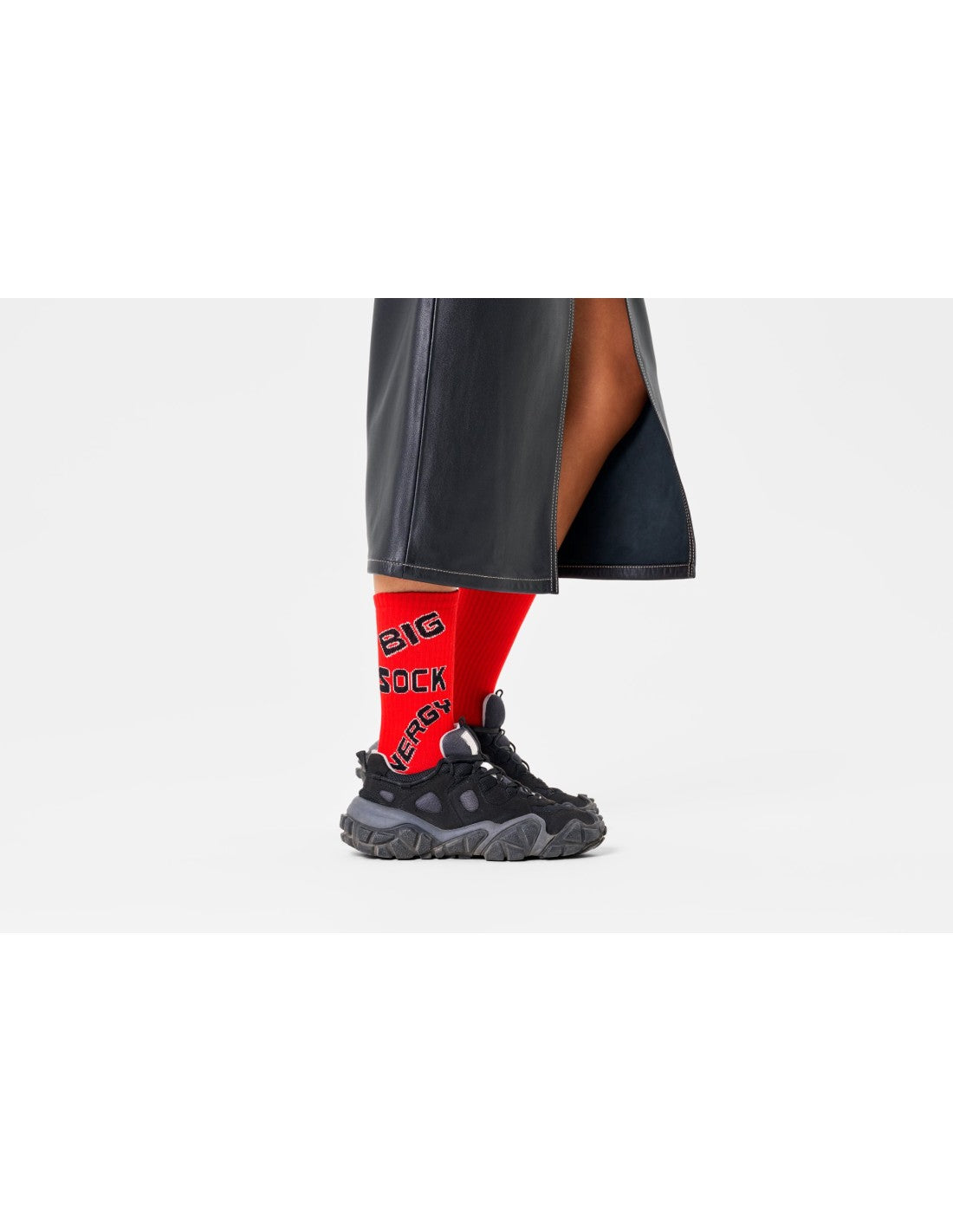 Big Socks Energy Red Sneaker Socks