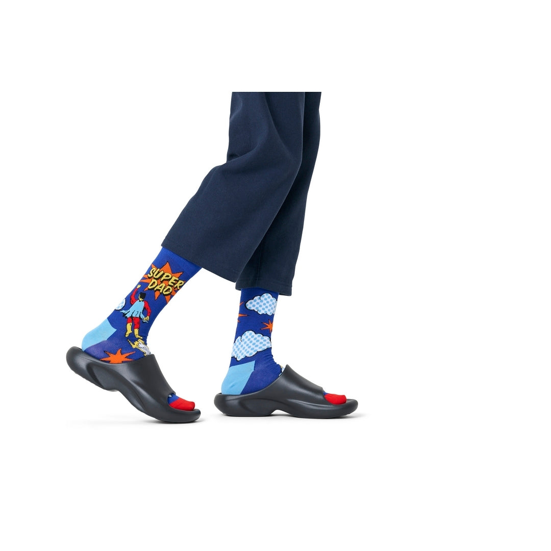 Flying Super Dad Socks