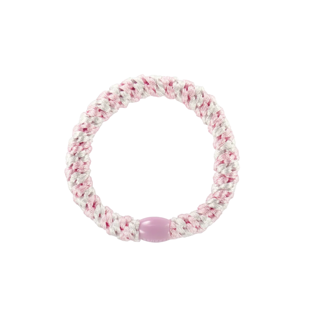 Kknekki Light Pink White Stripe -Hiuslenkki