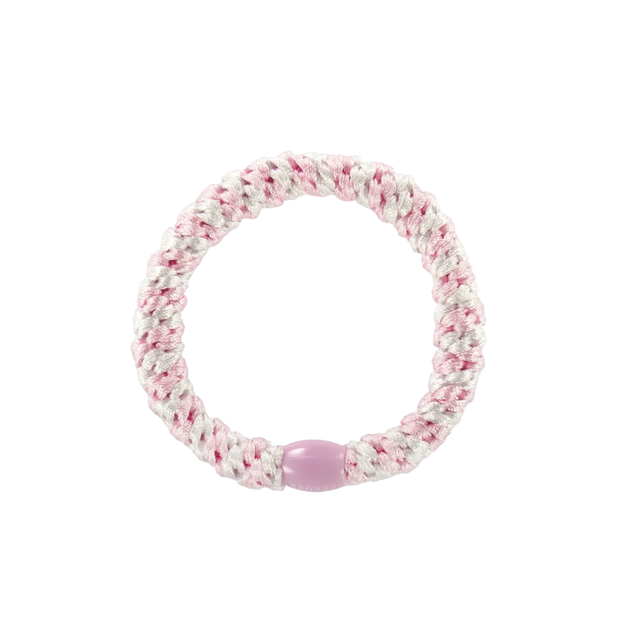 Kknekki Light Pink White Stripe -Hiuslenkki