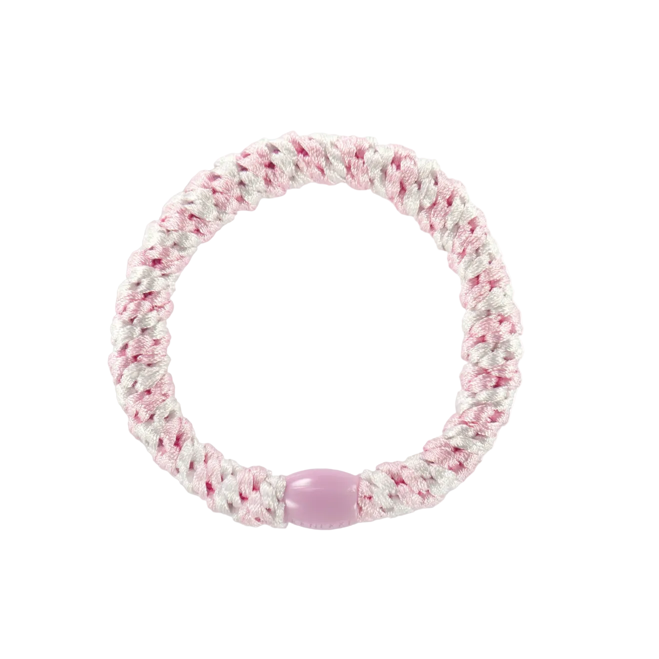 Kknekki Light Pink White Stripe -Hiuslenkki
