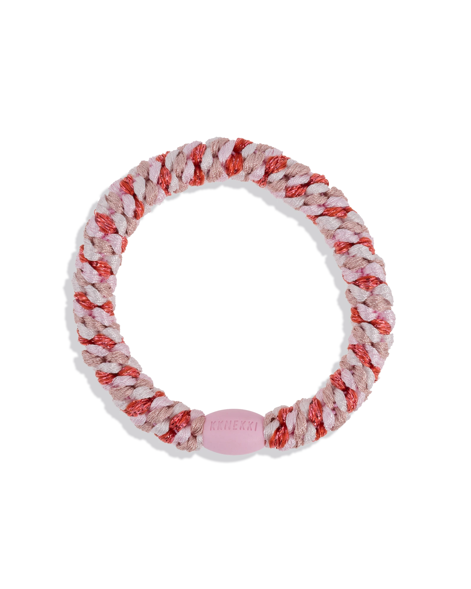 KKNEKKI Mix Pomerant Pink Glitter – oranssi-pinkki glitter hiuslenkki