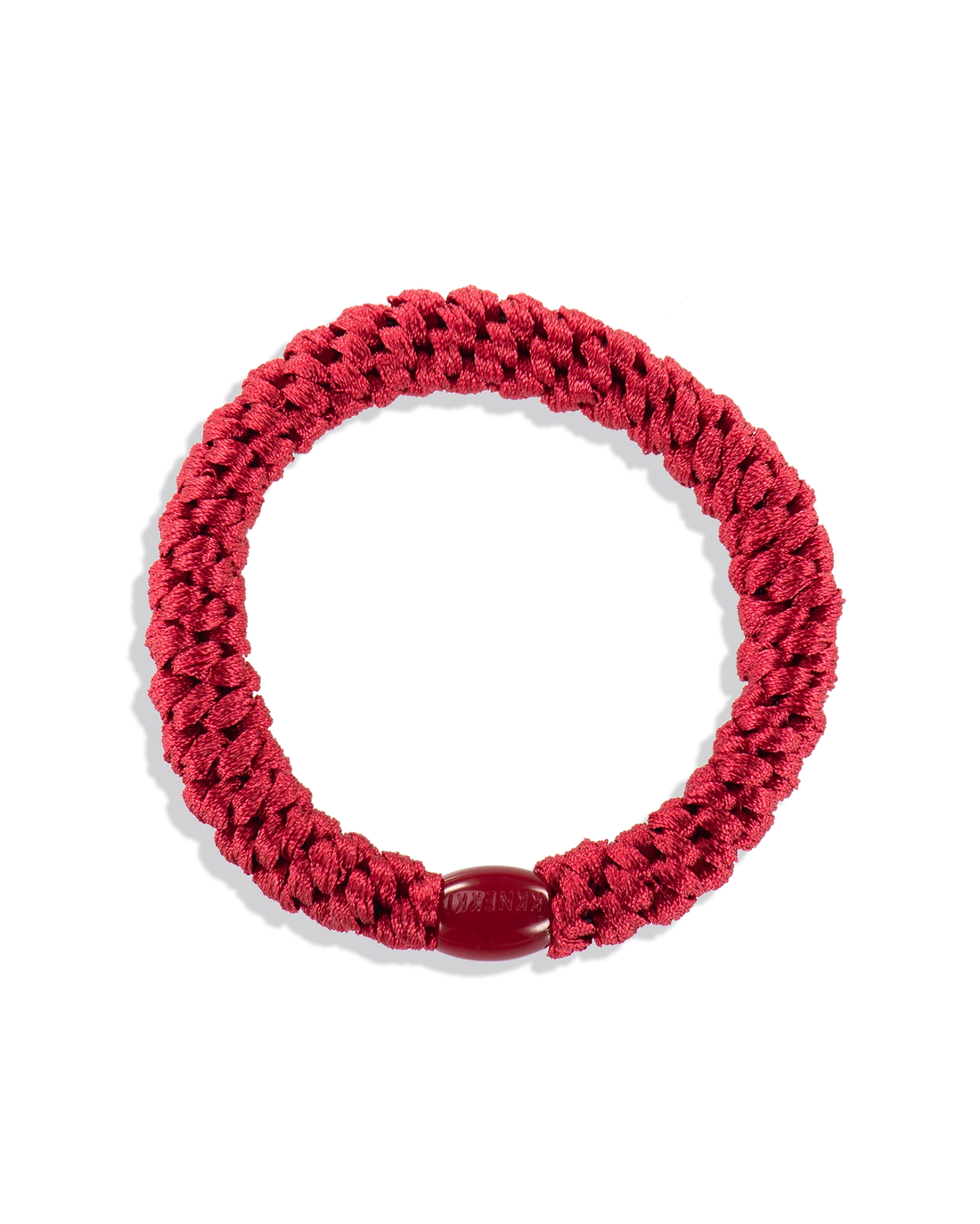 KKNEKKI Red – punainen punottu hiuslenkki