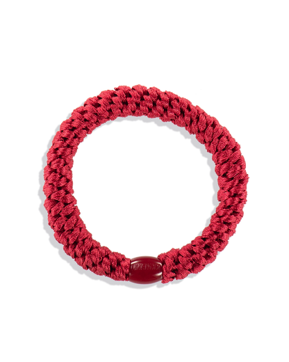 KKNEKKI Red – punainen punottu hiuslenkki