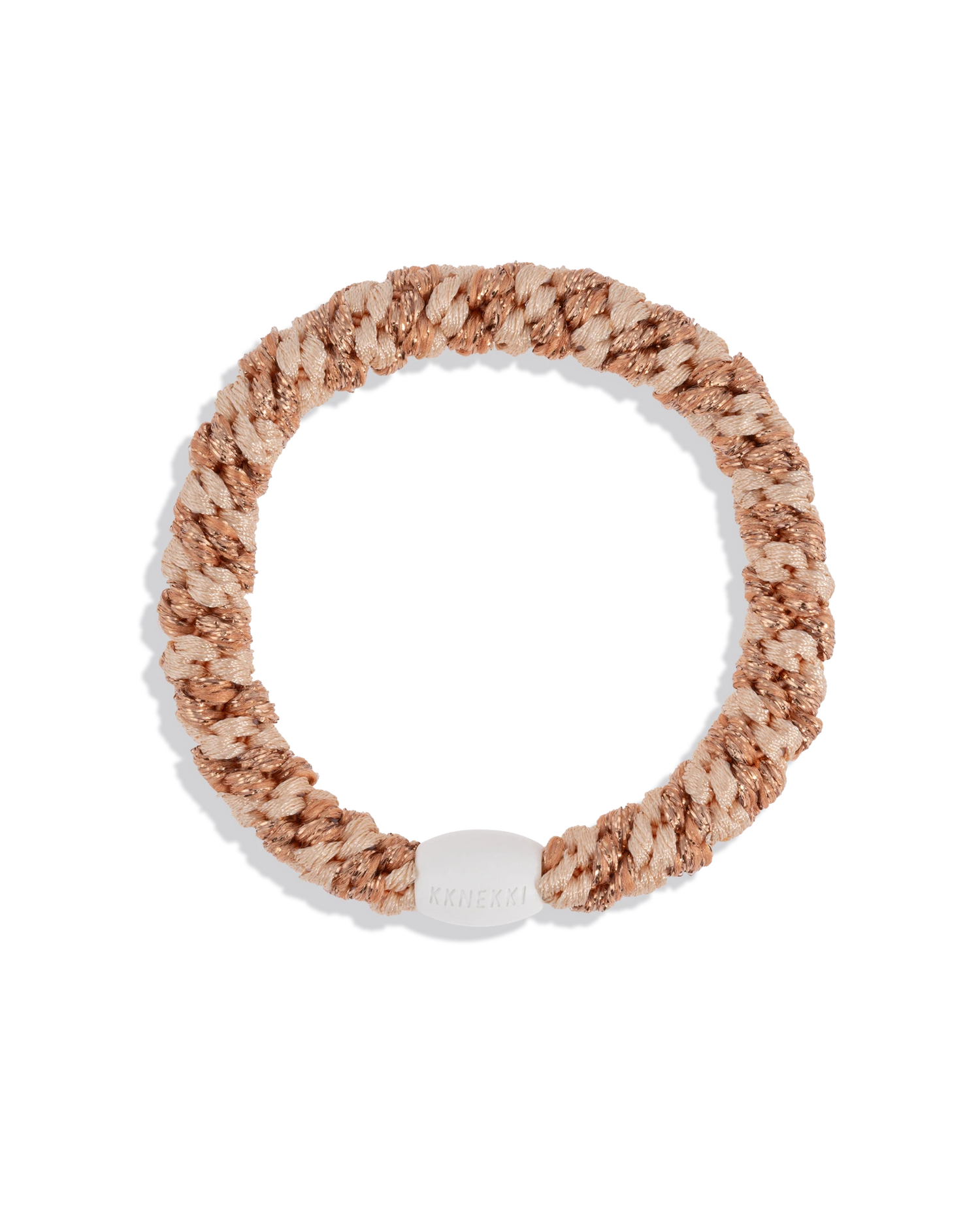 KKNEKKI Rosegold Glitter Powder Stripe – rosegold glitter -hiuslenkki