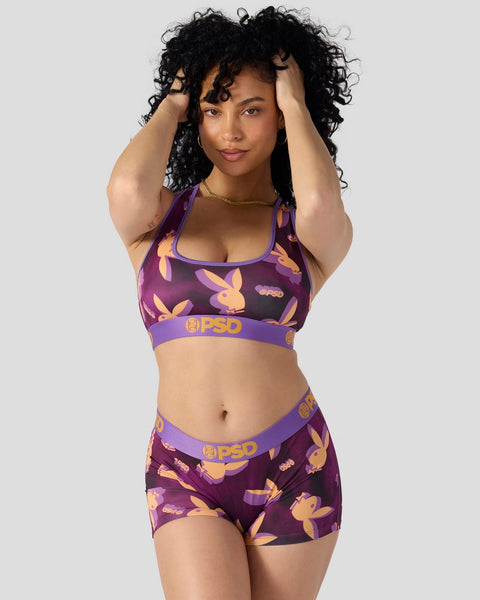 Playboy x PSD 3D Tumble Women Sports Bra – naisten urheiluliivi Playboy Bunny -printillä