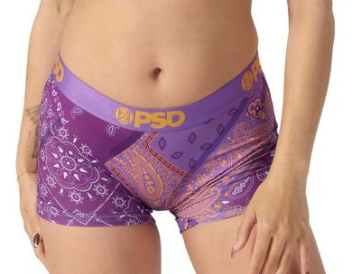 PSD Plum Bandana Women Boyshort – naisten boyshorts bandana-printillä