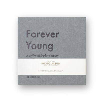 Valokuva-albumi - Forever Young (pieni) - Printworks - Bonmarks.fi